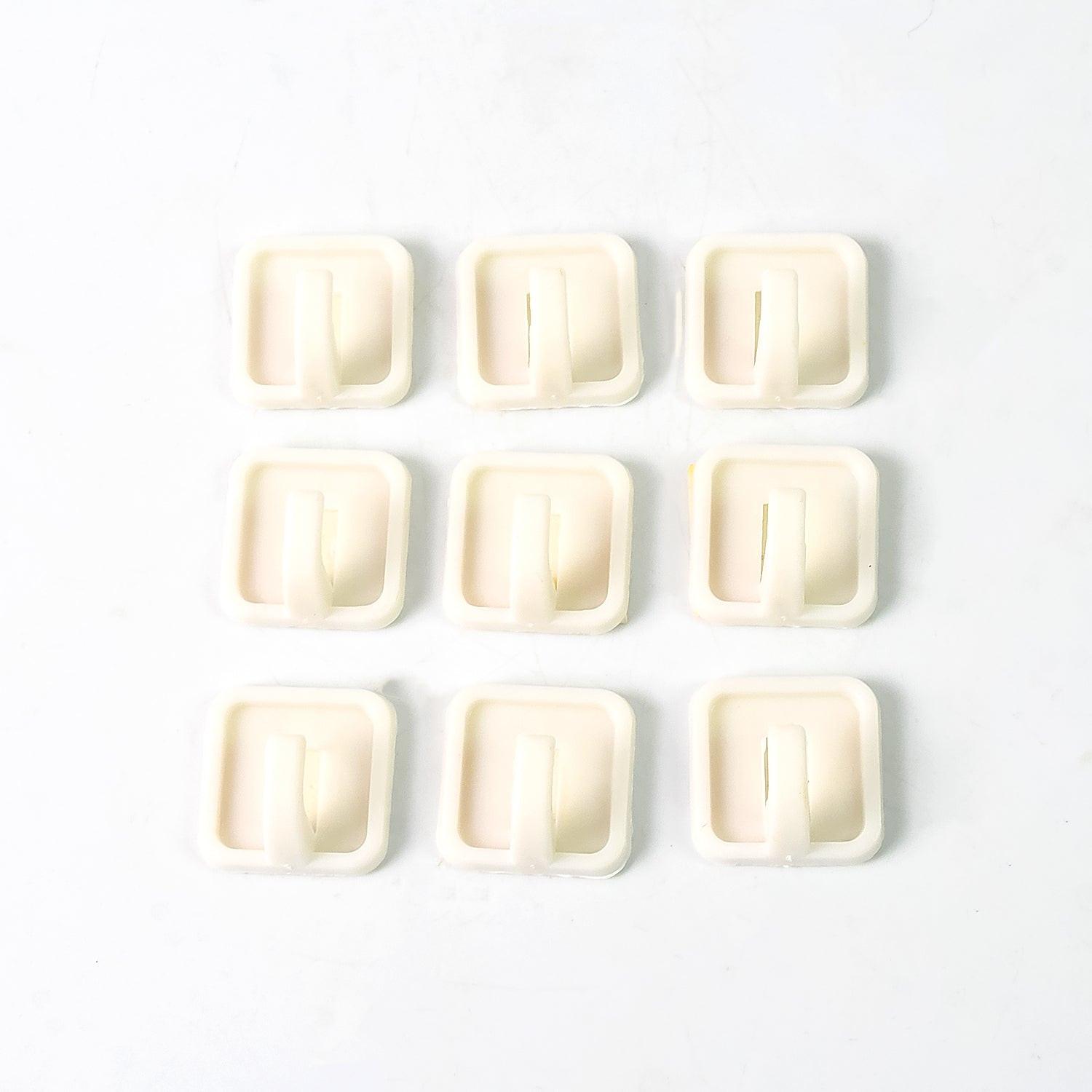 Adhesive Hooks For Wall Hanging Clothes Strong Adhesive Hooks (9 Pcs Set)